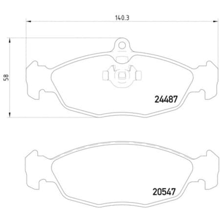 Pagid Brakes Disc Brake Pad, 355013031 355013031